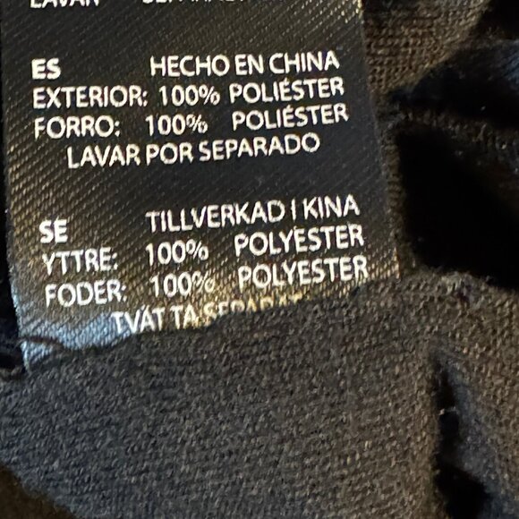 PeachyMink™ by PeachSkinSheets® Luxury Faux Mink Robe – Size M (Black) - Picture 6 of 10